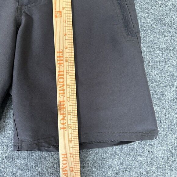 Quechua Decathlon Shorts Men XS 29x8 Grey Chino Flat Front Mid Rise Casual Adult - Picture 8 of 9